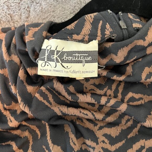 L.K. Boutique for Kaldor's Vintage Tiger Dress - Picture 3 of 6